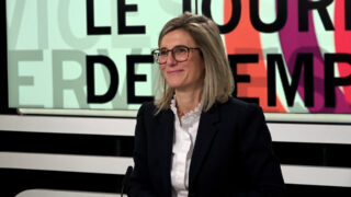 Jérôme Joinet et Camille Tubiana, directrice générale de l’EPIDE sur le plateau du Dans le Journal de l’Emploi.